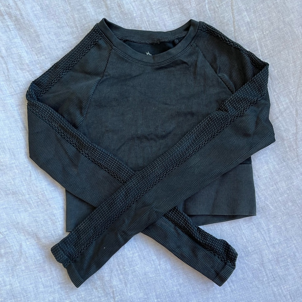 Aerie Long Sleeve Crop Top